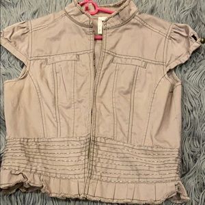 Women’s camel colored vest